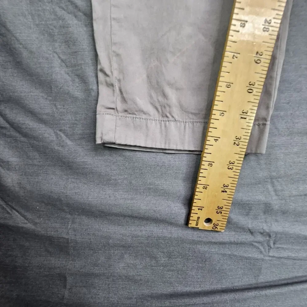 J Crew 484 Slim Chino Gray Stretch Cotton Men's 34W x 32L